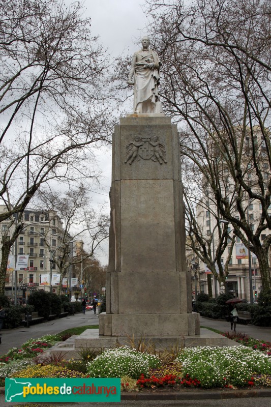 Barcelona - Monument a Güell Ferrer