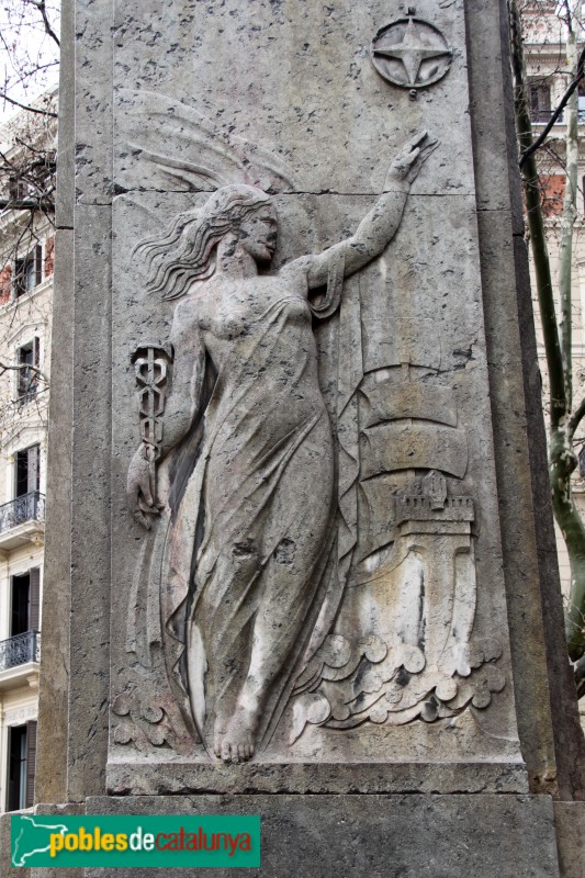 Barcelona - Monument a Güell Ferrer