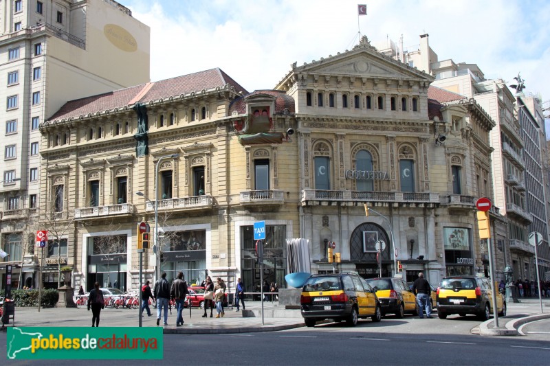 Barcelona - Palau Marcet (Cinema Comèdia) (Foto: Albert Esteves, 2015) Barcelona - Palau Marcet (Cinema Comèdia)