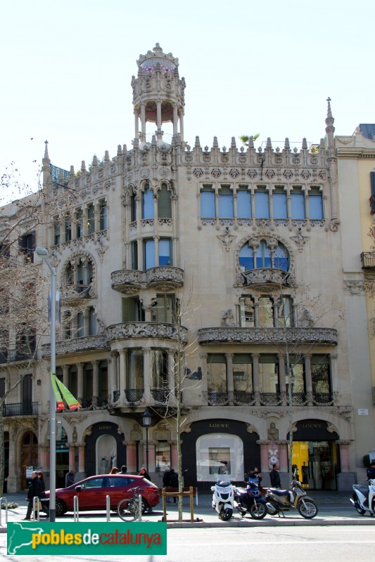 Barcelona - Casa Lleó Morera (Foto: Albert Esteves, 2015) Barcelona - Casa Lleó Morera