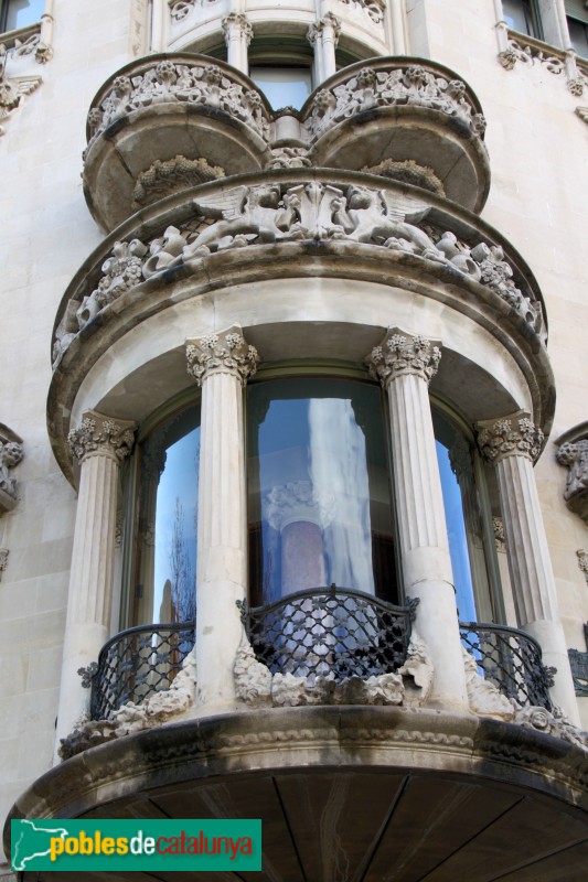 Barcelona - Casa Lleó Morera (Foto: Albert Esteves, 2015) Barcelona - Casa Lleó Morera
