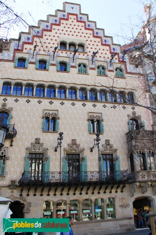 Barcelona - Casa Amatller (Foto: Albert Esteves, 2015) Barcelona - Casa Amatller