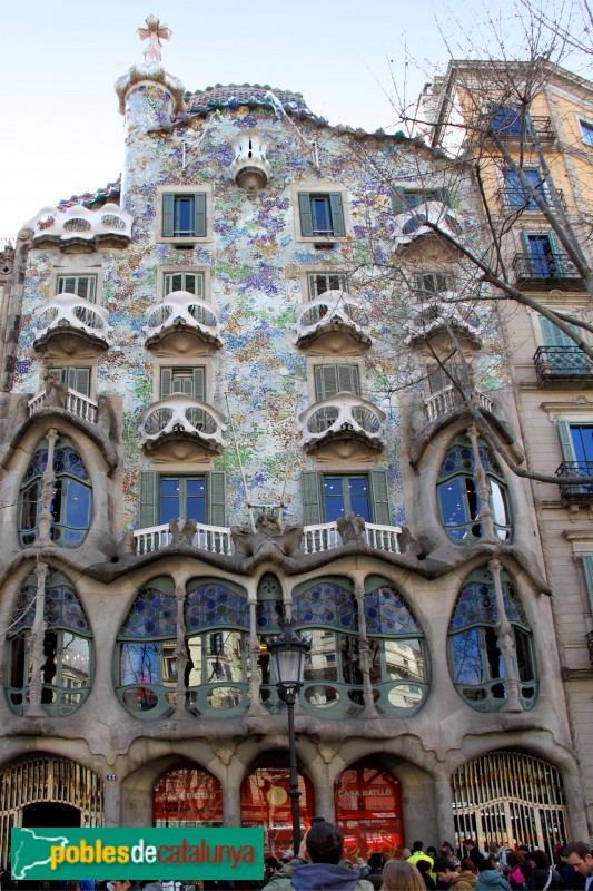 Barcelona - Casa Batlló (Foto: Albert Esteves, 2015) Barcelona - Casa Batlló