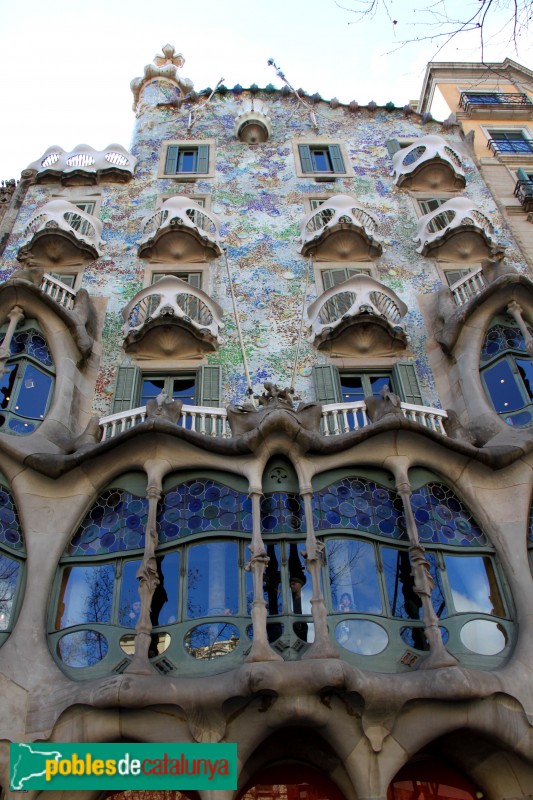 Barcelona - Casa Batlló (Foto: Albert Esteves, 2015) Barcelona - Casa Batlló