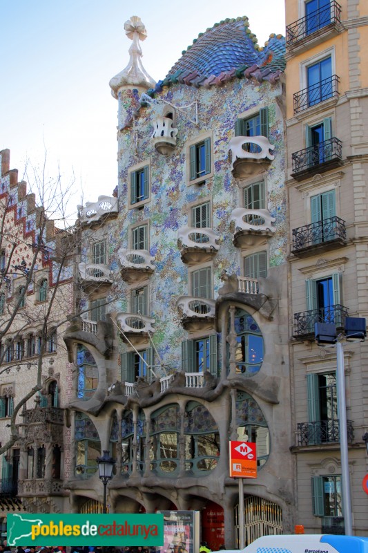 Barcelona - Casa Batlló (Foto: Albert Esteves, 2015) Barcelona - Casa Batlló