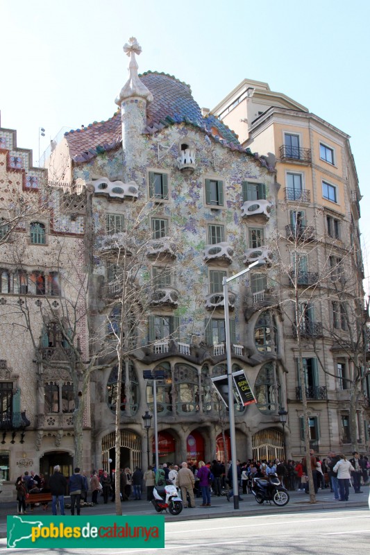 Barcelona - Casa Batlló (Foto: Albert Esteves, 2015) Barcelona - Casa Batlló