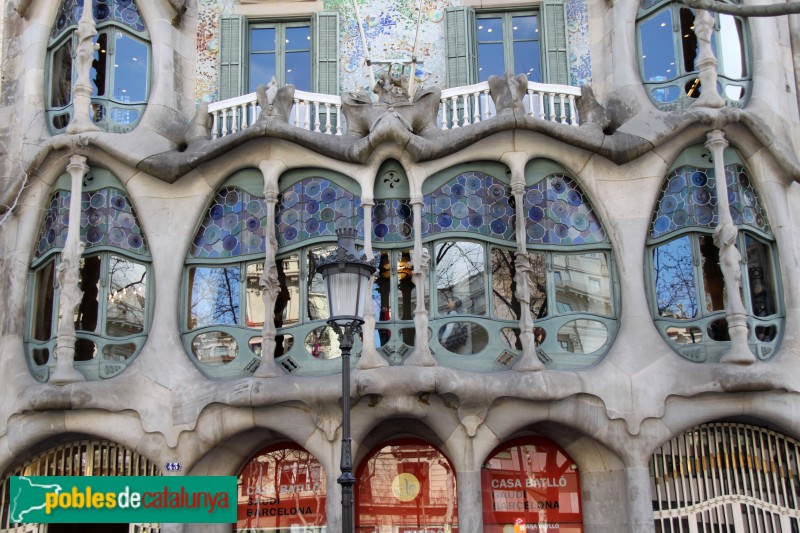 Barcelona - Casa Batlló (Foto: Albert Esteves, 2015) Barcelona - Casa Batlló