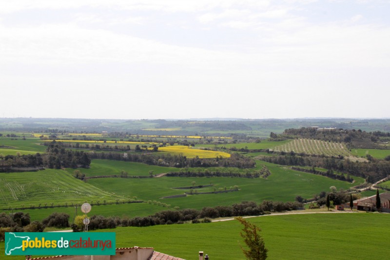 Estaràs - Panoràmica des del castell d'Alta-riba (Foto: Albert Esteves, 2015) Estaràs - Panoràmica des del castell d'Alta-riba