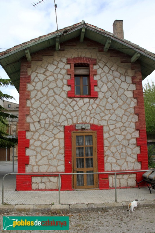 Sant Guim de Freixenet - Estació: casa del cap de via