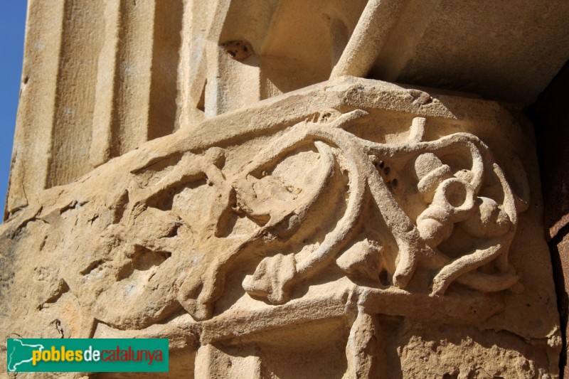 Foixà - Església de Sant Joan, detall (Foto: Albert Esteves, 2015) Foixà - Església de Sant Joan, detall