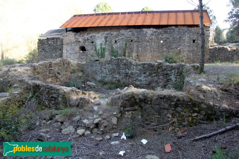 Foixà - Sant Romà de Sidillà, façana de tramuntana