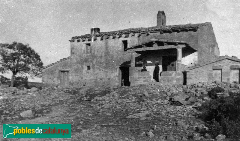 Torà - Santa Maria de Sasserra (Foto: Cèsar August Torras -Arxiu C.E.C.-, inici segle XX) Torà - Santa Maria de Sasserra
