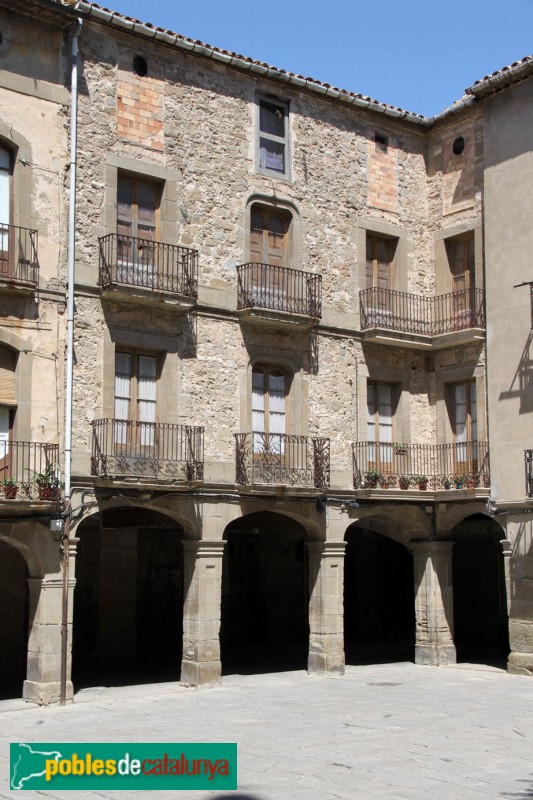 Guissona - Plaça Major (Foto: Albert Esteves, 2015) Guissona - Plaça Major