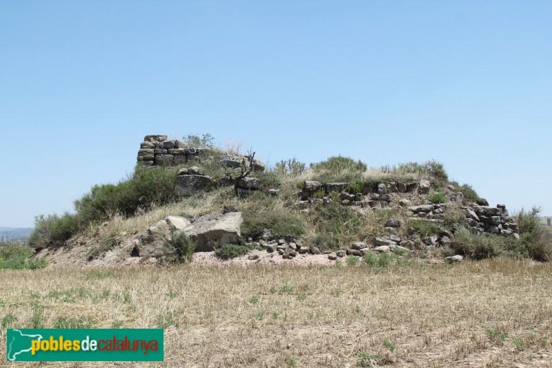 Guissona - Ruïnes del castell de Rubiol (Foto: Albert Esteves, 2015) Guissona - Ruïnes del castell de Rubiol