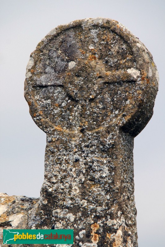 Biosca - Sant Pere Sasserra, estela funerària