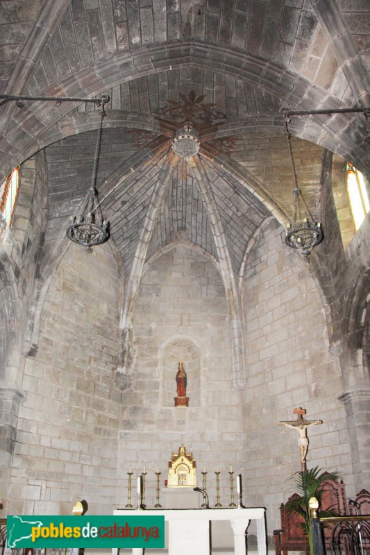 Sanaüja - Santa Maria de la Plaça, capella lateral