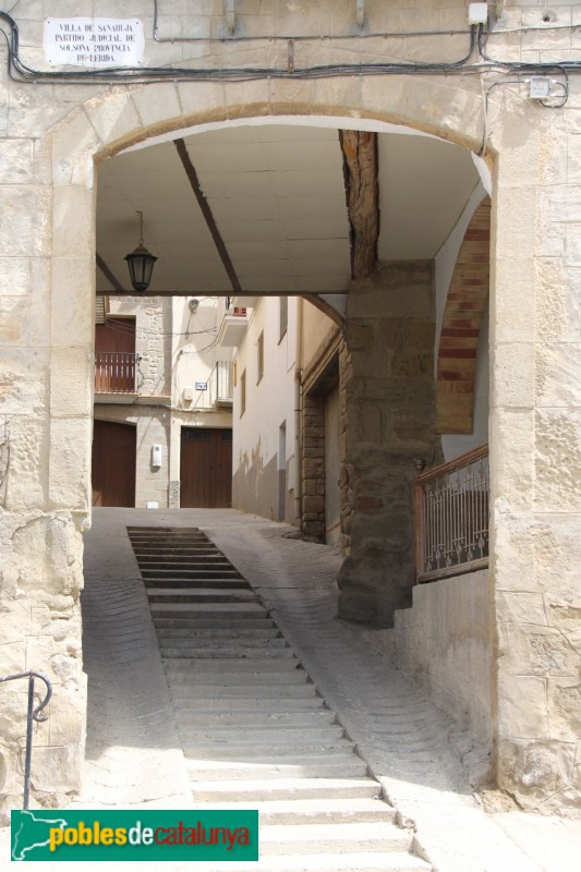 Sanaüja - Portal de la Baixada de Sant Roc