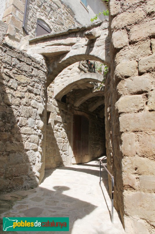 Sanaüja - La Portelleta i muralla
