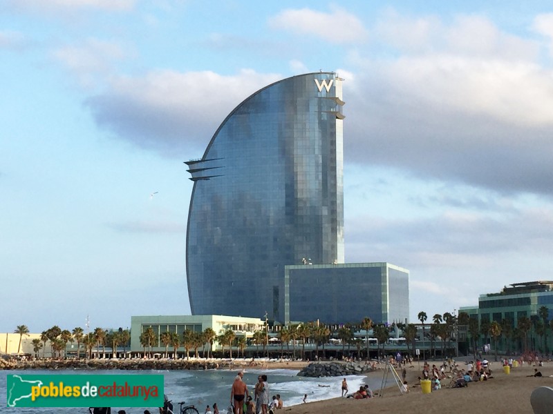 Barcelona - Hotel Vela (Foto: Albert Esteves, 2015) Barcelona - Hotel Vela
