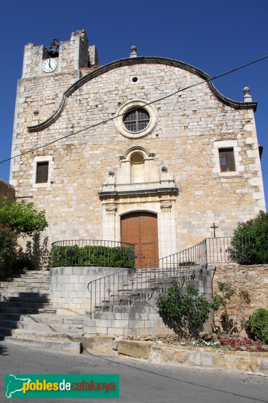 Ullà - Església de Santa Maria (Foto: Albert Esteves, 2015) Ullà - Església de Santa Maria