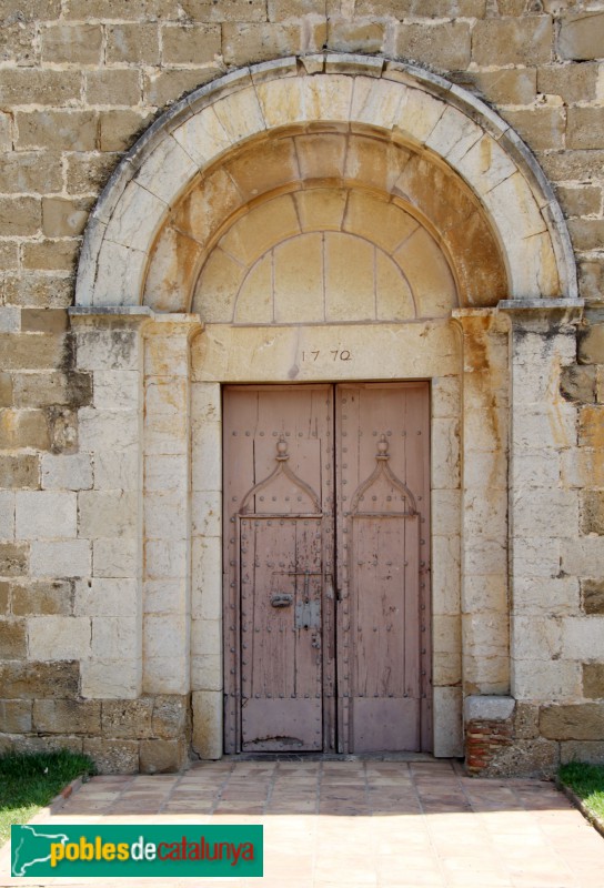 La Tallada - Església de Santa Maria, portada