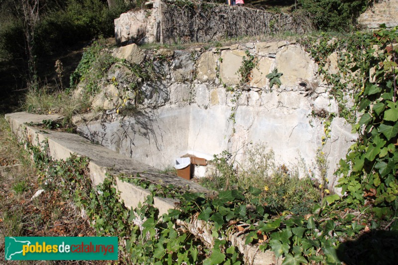 Sant Quirze Safaja - Safareig prop del Mas les Torres