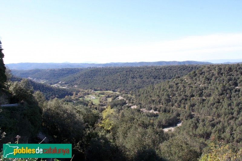 Castellcir - Panoràmica des del castell de la Popa