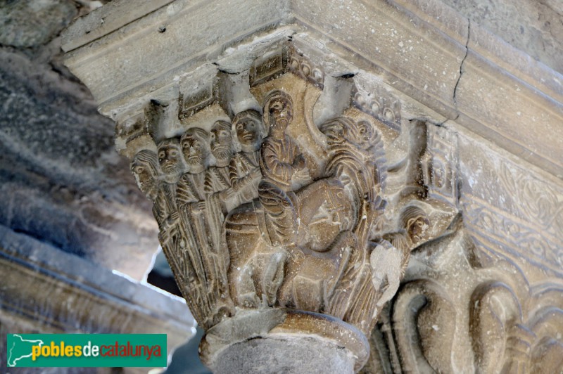 L'Estany -Claustre. Entrada de Jesús a Jerusalem