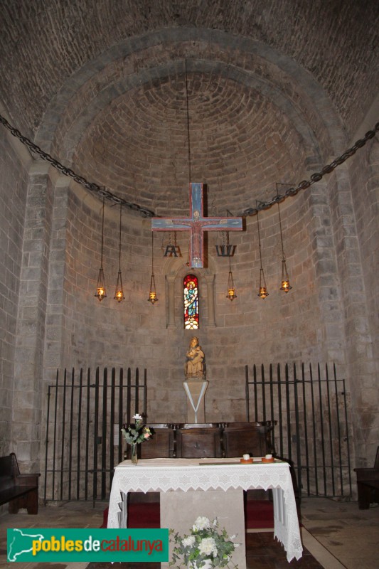 L'Estany - Església del Monestir, presbiteri