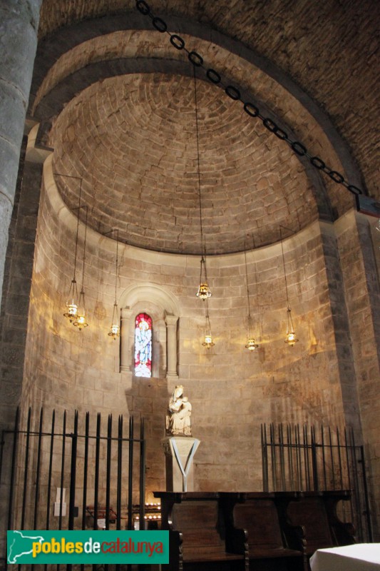 L'Estany - Església del Monestir, absis