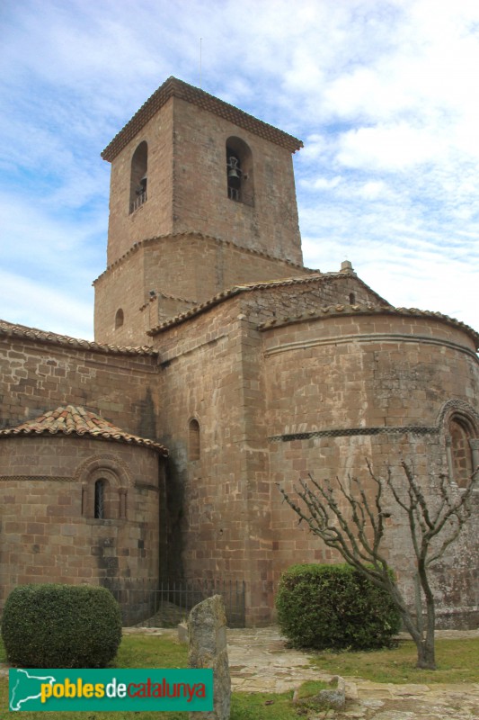 L'Estany - Església del Monestir, absis