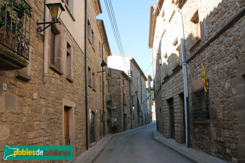 L'Estany - Carrer Major-Rodors