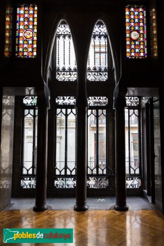 Barcelona - Palau Güell, interior