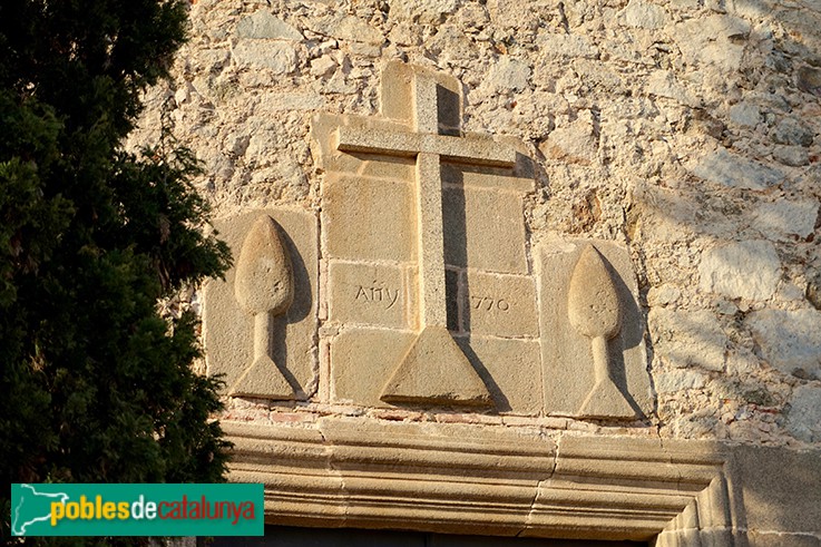Cabrils - Església de la Santa Creu, detall (Foto: Alfons Martín, 2016) Cabrils - Església de la Santa Creu, detall