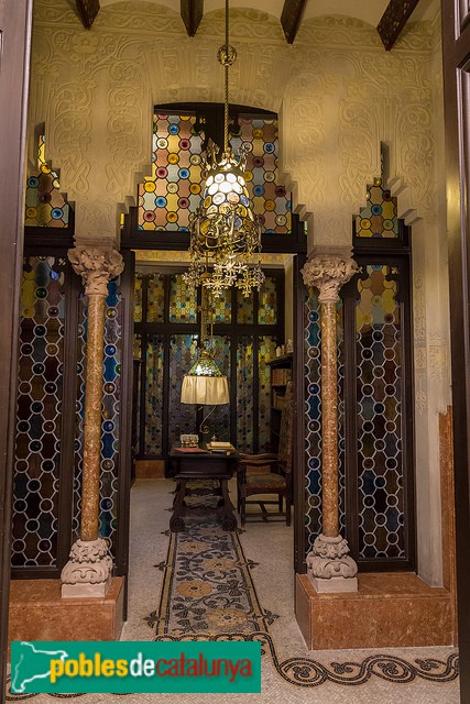 Barcelona - Casa Amatller, interior (Foto: José Aguado, 2016) Barcelona - Casa Amatller, interior