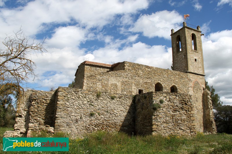 Calders - Església vella de Sant Pere de Viladecavalls (Foto: Albert Esteves, 2016) Calders - Església vella de Sant Pere de Viladecavalls