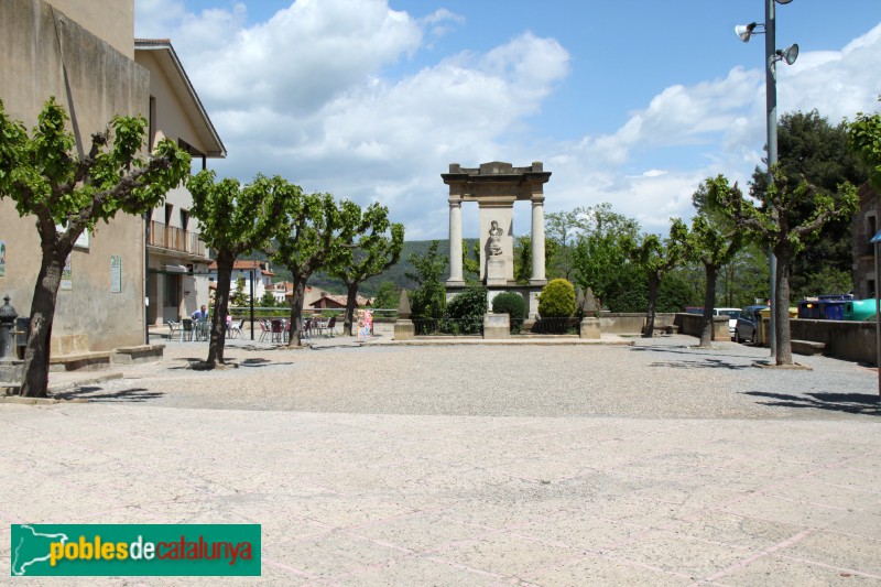 Moià - Monument a Sant Sebastià