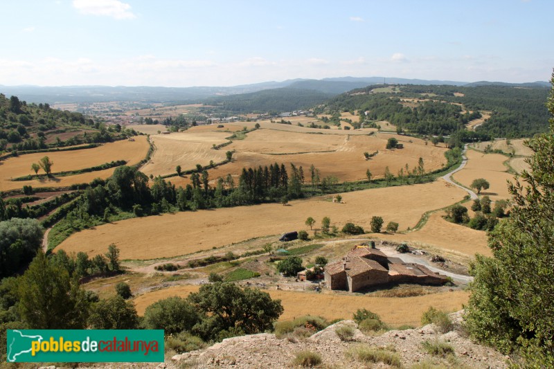 Moià - Panoràmica des de Sant Andreu de Clarà