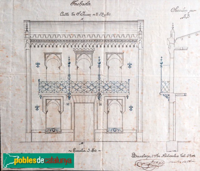 Vilassar de Mar - Ca l'Amat, projecte