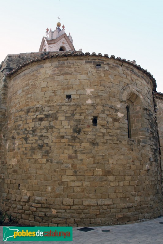Verges - Església de Sant Julià, absis romànic