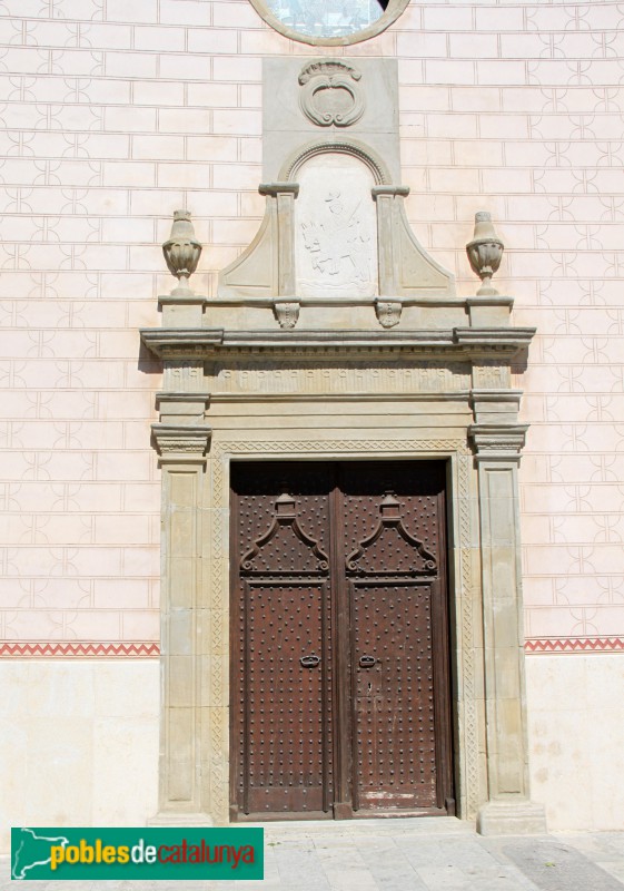 Jafre - Església de Sant Martí, portada
