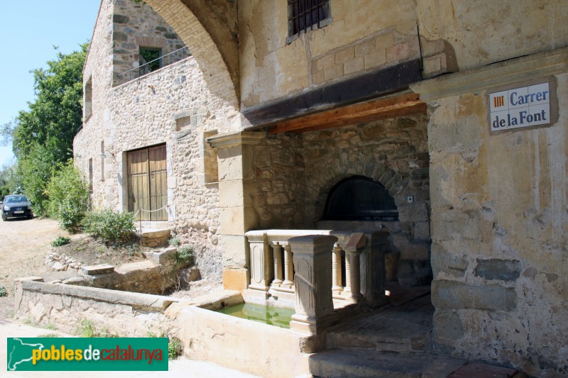 Vilopriu - Cal Sisó (Valldevià), safareig (Foto: Albert Esteves, 2016) Vilopriu - Cal Sisó (Valldevià), safareig
