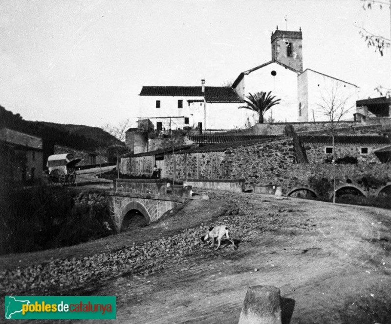 La Palma de Cervelló - Església (Foto: Lluís Estasen - Arxiu C.E.C.-, 1927) La Palma de Cervelló - Església