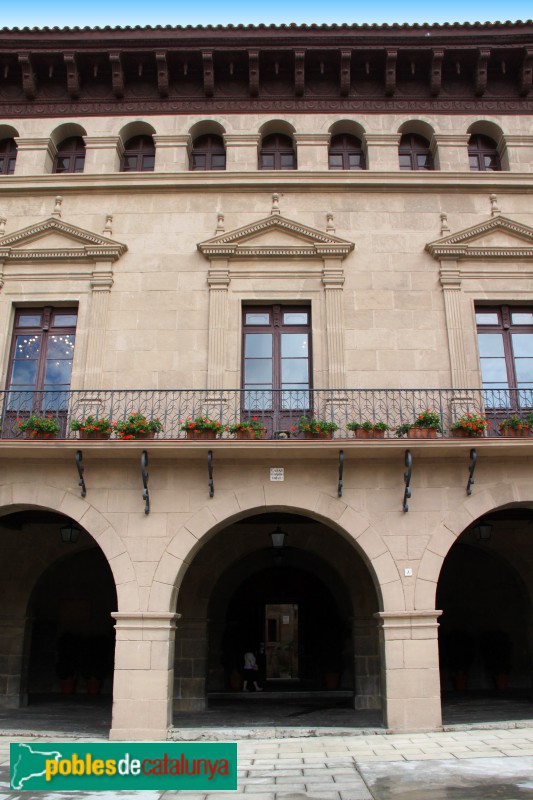 Barcelona - Poble Espanyol, Ajuntament de Vall-de-roures (Foto: Albert Esteves, 2016) Barcelona - Poble Espanyol, Ajuntament de Vall-de-roures