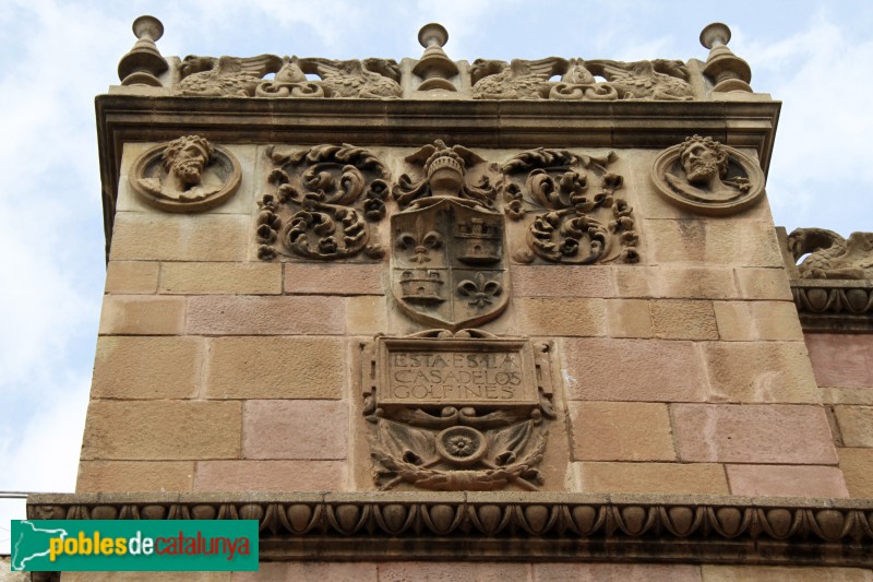 Barcelona - Poble Espanyol, Palau dels Golfines (Foto: Albert Esteves, 2016) Barcelona - Poble Espanyol, Palau dels Golfines