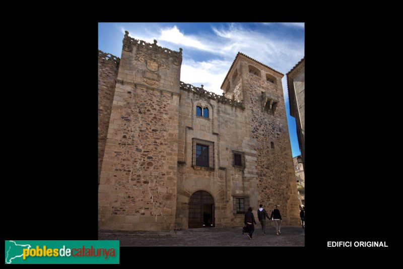 Barcelona - Poble Espanyol, Palau dels Golfines, edifici original (Foto: Turismoextremadura) Barcelona - Poble Espanyol, Palau dels Golfines, edifici original