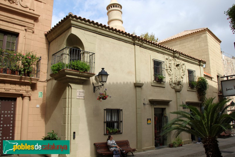 Barcelona - Poble Espanyol, Palau del Bisbe Solís, de Miajadas (Foto: Albert Esteves, 2016) Barcelona - Poble Espanyol, Palau del Bisbe Solís, de Miajadas