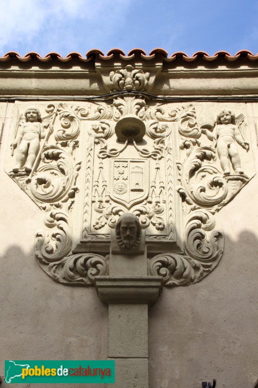 Barcelona - Poble Espanyol, Palau del Bisbe Solís, de Miajadas (Foto: Albert Esteves, 2016) Barcelona - Poble Espanyol, Palau del Bisbe Solís, de Miajadas