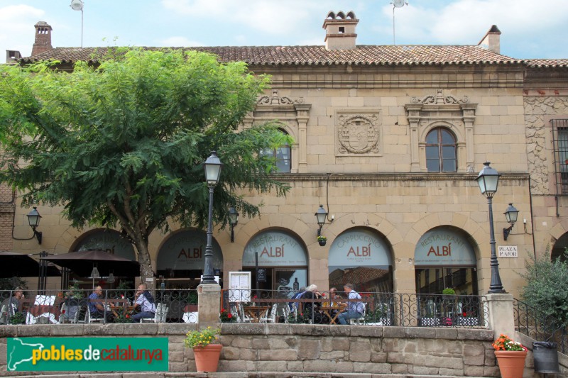 Barcelona - Poble Espanyol, Contaduría del Cabildo (Sigüenza) (Foto: Albert Esteves, 2016) Barcelona - Poble Espanyol, Contaduría del Cabildo (Sigüenza)