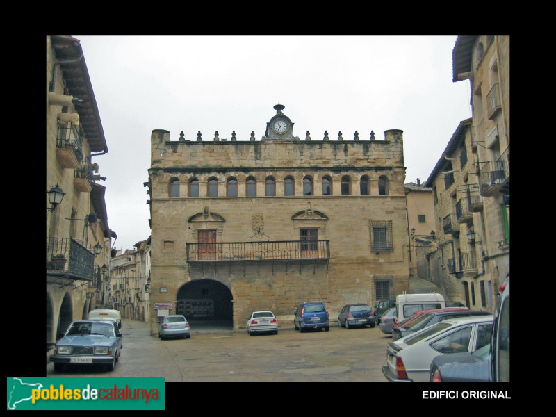 Barcelona - Poble Espanyol, Casa Consistorial de la Freixneda, edifici original